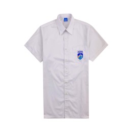 Custom-made white short-sleeved shirt design left breast pocket embroidered LOGO shirt factory R364 Custom-made white short-sleeved shirt design left breast pocket embroidered LOGO shirt factory R364